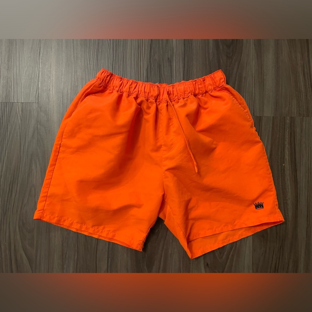 Super Massive Men's Orange Swim Board Shorts size M